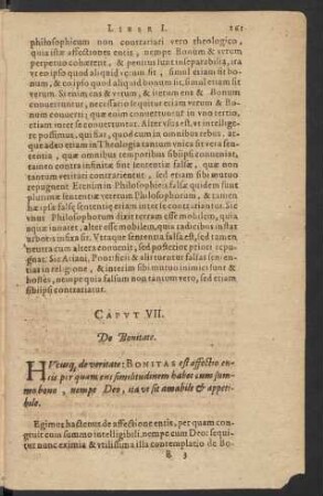 Caput VII. De Bonitate.