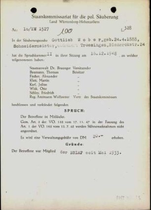 Weber, Gottlieb