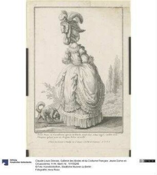 Gallerie des Modes et du Costume Français: Jeune Dame en Circassienne. H.44