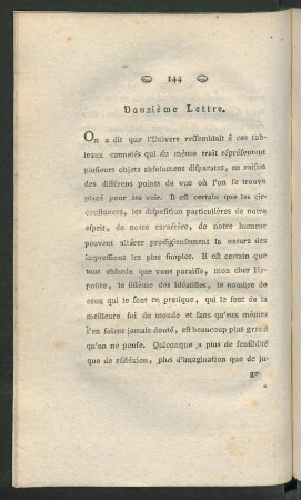 Douzième Lettre