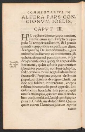 Altera Pars Concionum Ioelis.