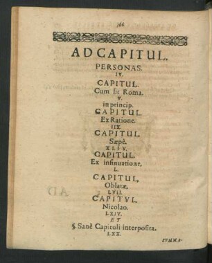 Ad Capitul. IV., V., IIX., XLIV., L. LVII., LXIV., LXX.