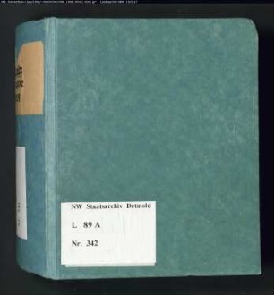 Gogerichtsregister Amt Varenholz