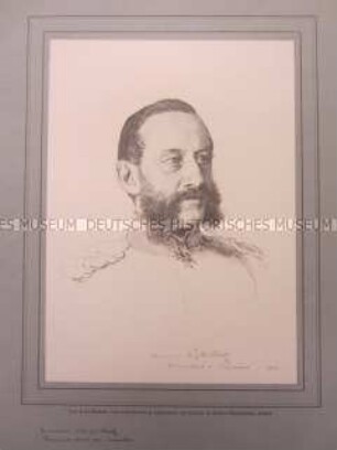 Porträt, General Konstantin Bernhard von Voigts-Rhetz in Uniform, Königreich Preußen, 1871/1879.