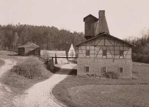 Dolomitbruch in Ostrau bei Döbeln : Lommatzscher Pflege, Dolomitbruch Münchhof am Eichberg, Brennofen