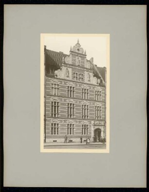 Gemeindeschule in der Waldemarstraße, Berlin: Ansicht Lehrerwohnhaus