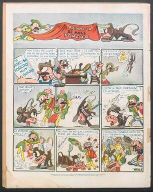 Rendija se hace torero [Cómic]
