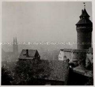 Nürnberg, Blick vom Fünfeckigen Turm