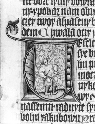 fol. 70r, Initiale mit Text