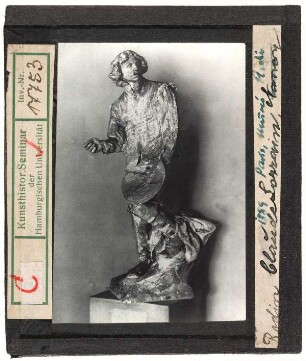 François Auguste René Rodin: Denkmal für Claude Lorrain, Entwurf, Paris, Musée Rodin