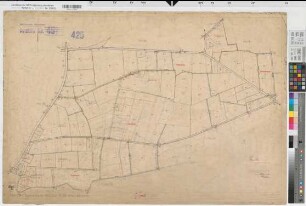 Herzfeld (Lippetal), Flurbereinigung Herzfeld-Düllo, Zuteilungskarte Herzfeld Flur 21