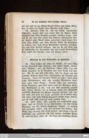 Wovon in den Conciliis zu handeln.