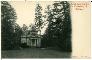 Grünfeld. Park und Badehaus