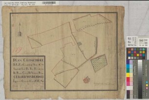 Siersdorf. Plan géométrique de la ferme dite Grossen-Hoff situé a Siersdorf. L' an XII