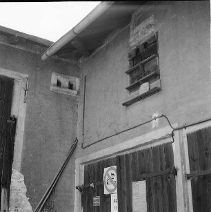 Dubring (Dubrjenk) Kr.Hoyerswerda. Mühlgut mit Bäckerei, Dorfstr.6. 1886/87. Taubenschlag im Wirtschaftsgebäude