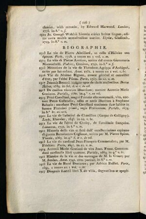 226-230, Biographie.