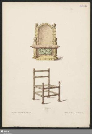 Sessel, Thron