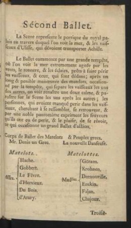 Sécond Ballet