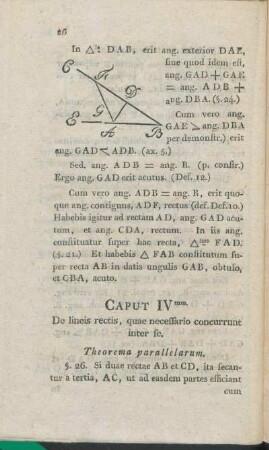 Caput IVtum. De lineis rectis, quae necessario concurrunt inter se.
