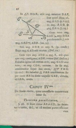 Caput IVtum. De lineis rectis, quae necessario concurrunt inter se.