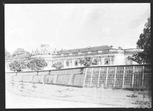 Potsdam, Schloss Sanssouci, obere Terrasse.