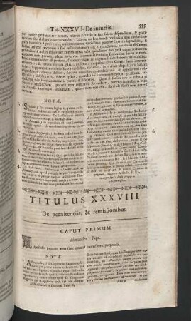 Titulus XXXVIII.
