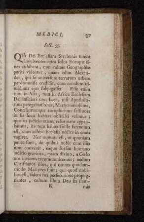 Sect. 55. [De Ecclesiæ finibus, & servandorum numero.]