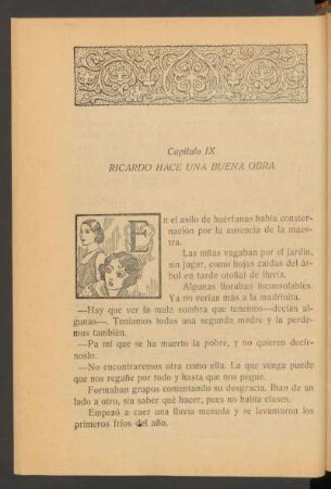 Capítulo IX - Ricardo hace una buena obra