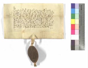 Bischof Marquard von Augsburg erteilt der Gmünder Pfarrei ein Privileg für den Fall eines Interdikts.
