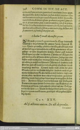 Cap. XXV. Ad §. actiones autem. De act. de peculio