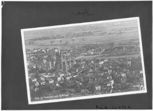 Radebeul. Blick vom Spitzhaus auf Radebeul