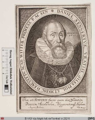 Bildnis Daniel Sennert
