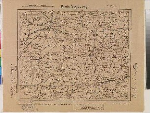 Karte vom Kreis Segeberg