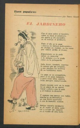 El jardinero : Tipos populares