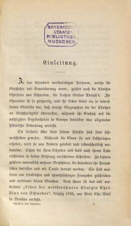 Christina, Königin von Schweden : ein Lebensbild