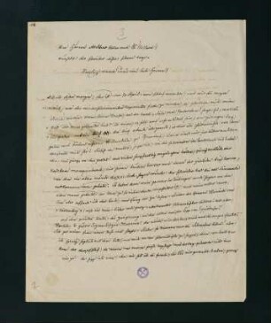 Brief vom 15. April 1849