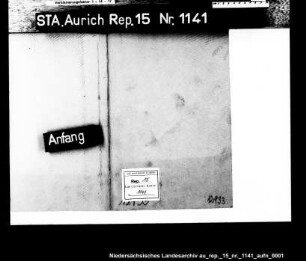 Die Ausleihe von Archivalien zum amtlichen Gebrauch
