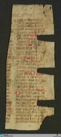 Brevier, Fragment - Cod. Karlsruhe 1430