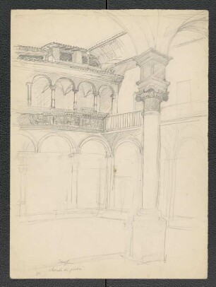 Monte di Pietà zu Cremona, Hof