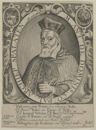 Bildnis des Marco Antonio de Dominis