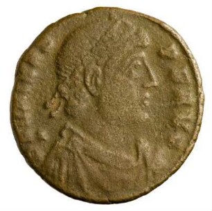 Münze, Aes 4, 25. Feburar 364 bis 24. August 367 n. Chr.