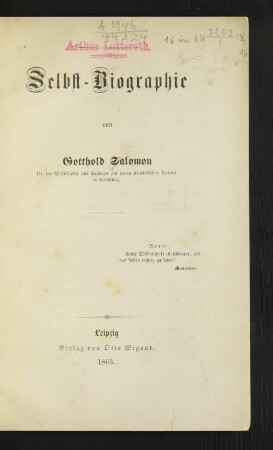 Selbst-Biographie