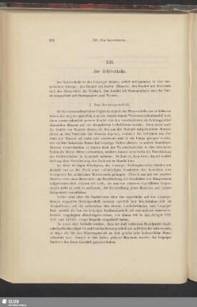 XII. Der Geldverkehr