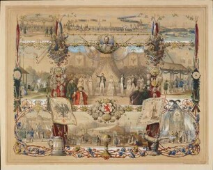 Erinnerungsblatt: Schützenfest und Rheinisch-Westfälisches Frei-Schiessen 1847