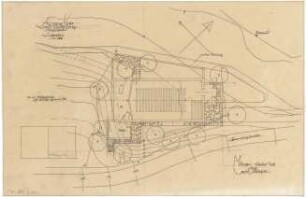 Gsaenger, Gustav; Bad Godesberg / Bonn (Nordrhein-Westfalen), Marienforster Tal, Löwenburgstr.; Ev. Kirche - Vorprojekt (Lageplan)