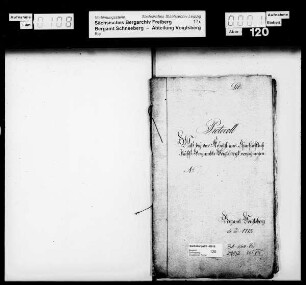 Aufzeichnungen über Vorgänge beim königlichen und kurfürstlichen Bergamt Voigtsberg, Band 7