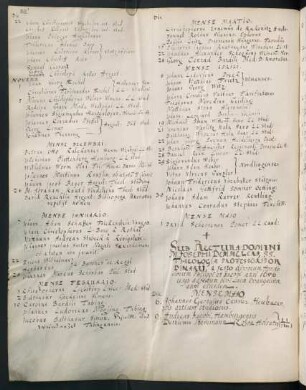 Sommerhalbjahr 1656. Rektorat Josef Demler