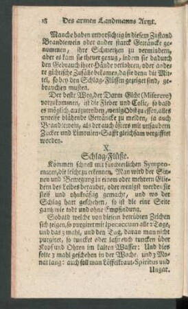 X. Schlag-Flüße