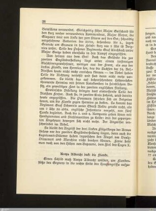 Korps Albrecht deckt die Flanke