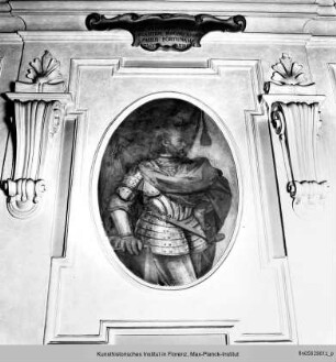 Galerie berühmter Mitglieder der Familie Della Gherardesca : Porträts berühmter Mitglieder der Familie Della Gherardesca : Porträt eines Heerführers aus der Familie Della Gherardesca